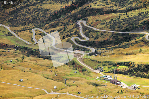 Image of Mountain road in Dolomites