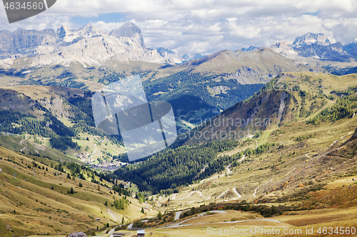 Image of Dolomites mountains landscape