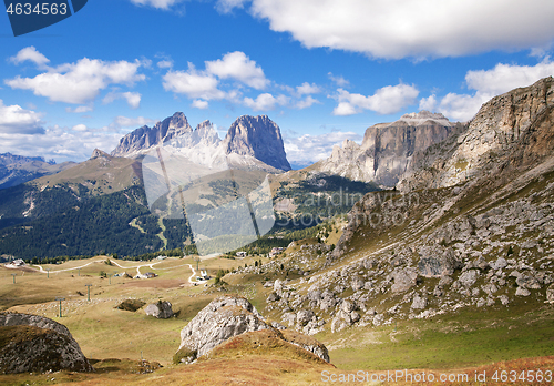 Image of Dolomites mountains landscape