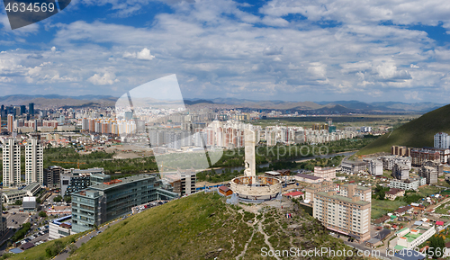 Image of Panorama view of Ulaanbaatar Mongolia