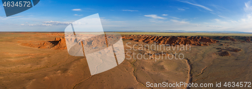 Image of Bayanzag flaming cliffs in Mongolia