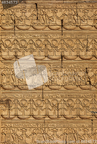 Image of egypt images and hieroglyphics pattern