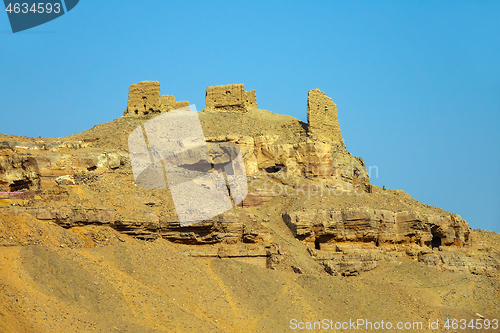 Image of Tombs of Nobles mountain In Egypt