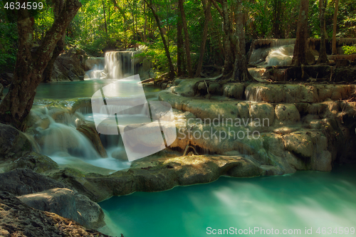 Image of Erawan Waterfall in Thailand