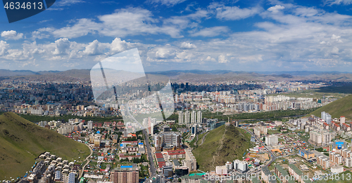 Image of Panorama view of Ulaanbaatar Mongolia