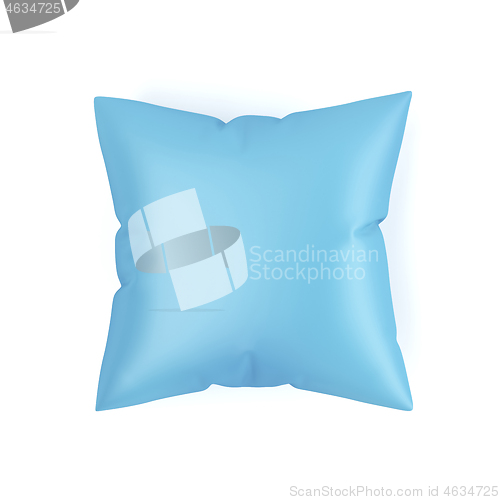 Image of Blue decorative pillow