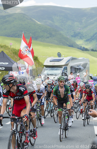 Image of The Cyclist Thomas Voeckler - Tour de France 2014