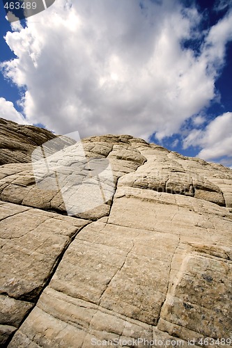 Image of Looking up the Sandstones in Snow Canyon - Utah