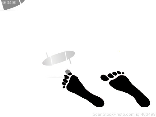 Image of footprints