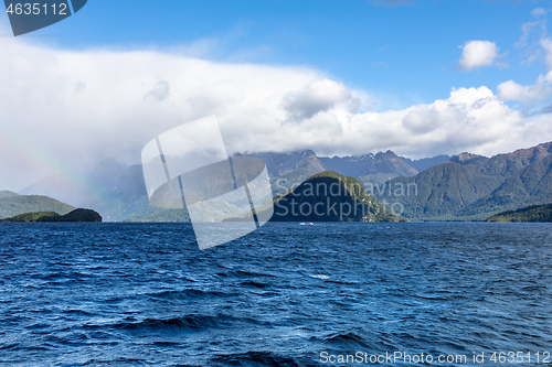 Image of scenery at Lake Te Anau, New Zealand