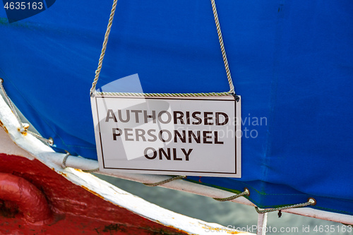 Image of Authorised Personnel Only