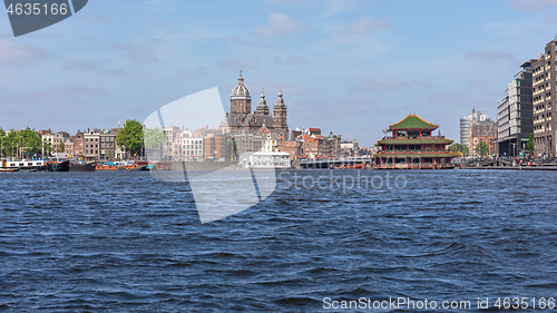 Image of Amsterdam Cityscape Panoramic