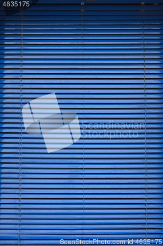 Image of Blinds Blue Background