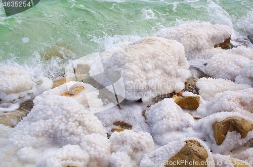 Image of Salted rocks of the Dead Sea