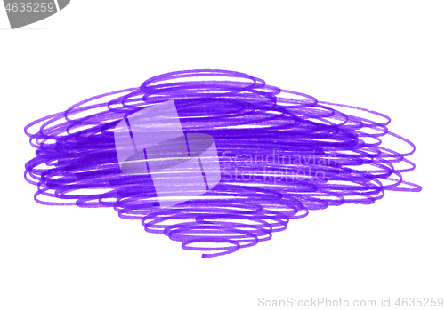 Image of Abstract bright lilac touches texture on white