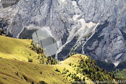 Image of Dolomites mountains landscape