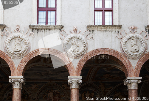 Image of Arcade in castello Buonconsiglio, Trento