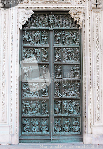 Image of Door of the Milan cathedral