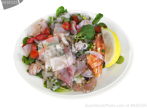 Image of Ceviche on a plate