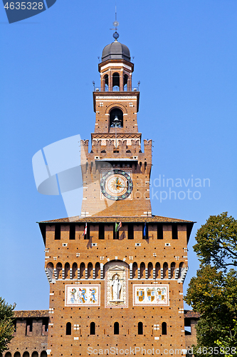 Image of Sforza Castle tower, Milan