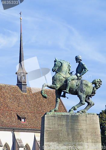 Image of Hans Waldmann statue, Zurich