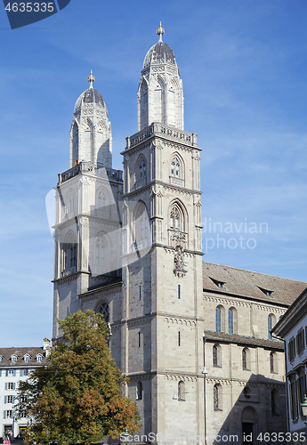 Image of Grossmunster cathedral, Zurich