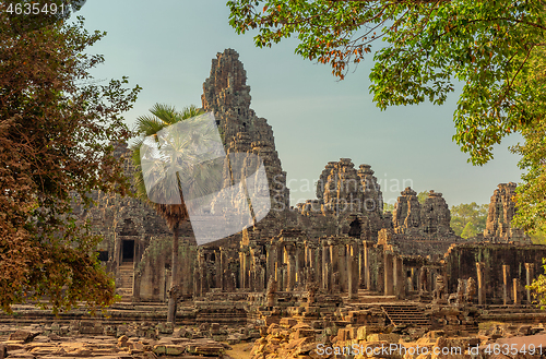 Image of Bayon Temple Angkor Wat Cambodia