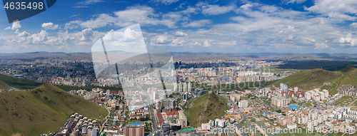 Image of Panorama view of Ulaanbaatar Mongolia