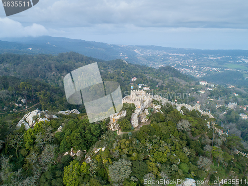 Image of Moorish Castle in Sintra Portugal