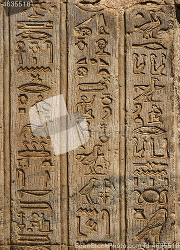 Image of ancient egypt hieroglyphics on wall