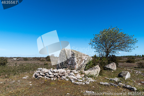 Image of Ancient shepherds shelter by a big rock