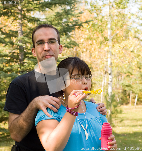 Image of Father and Daughter