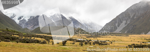 Image of Landscape scenery in south New Zealand