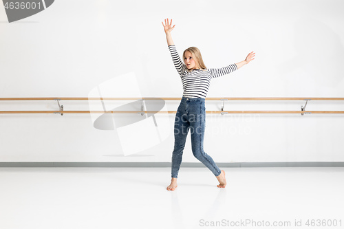 Image of female dancer in action