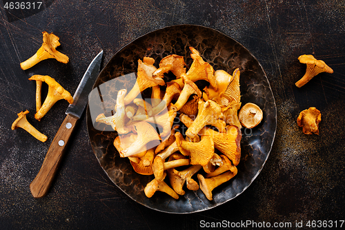 Image of raw mushroom