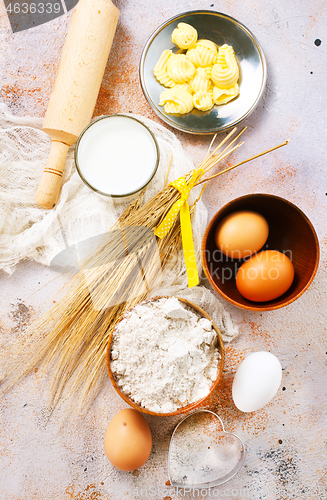 Image of ingredients for baking