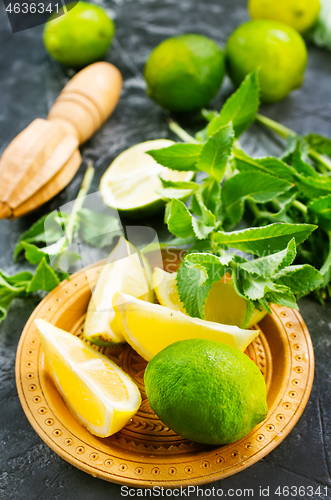 Image of ingredients for mojito