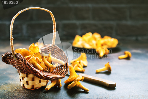 Image of raw mushroom