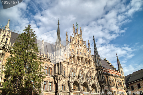 Image of Municipal building New Town Hall in the city centre of Munich, Germany.