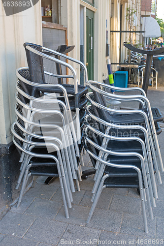 Image of Stacked Chairs