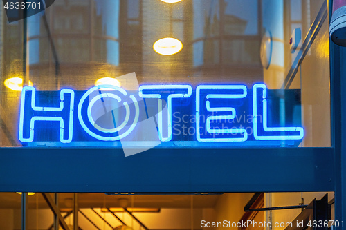 Image of Blue Hotel Neon