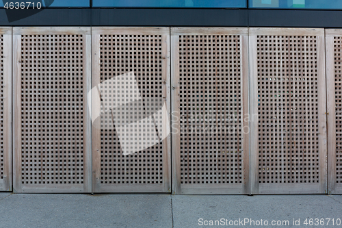 Image of Wooden Screen Wall