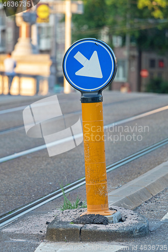 Image of Arrow Sign Pole