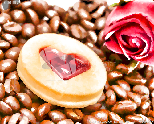 Image of Fresh Cup Coffee Indicates Hot Drink And Barista 