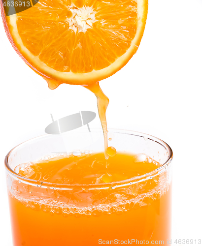 Image of Healthy Orange Drink Represents Freshly Squeezed Juice And Citrus
