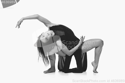 Image of Beautiful modern dancer girl