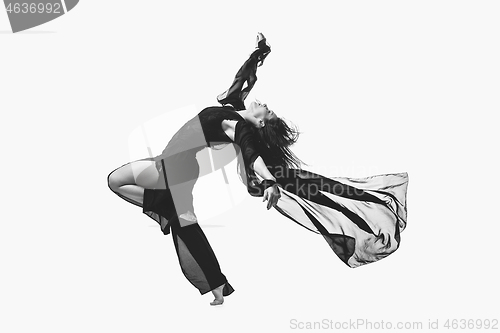 Image of Beautiful modern dancer girl