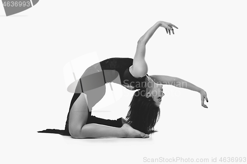 Image of Beautiful modern dancer girl