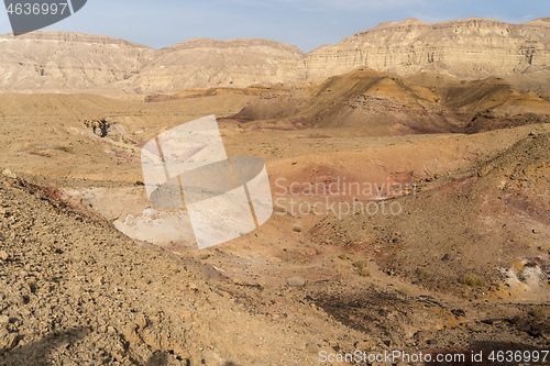 Image of Travel in Israel negev desert landscape