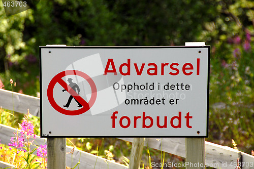 Image of Norwegian sign